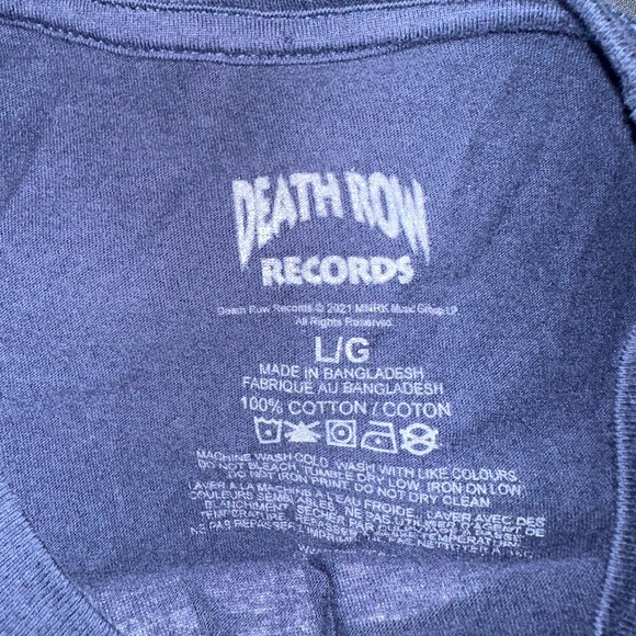 Men’s Large Death Row Records T-Shirt - Picture 2 of 2